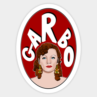 Greta Garbo Hollywood Legend Sticker